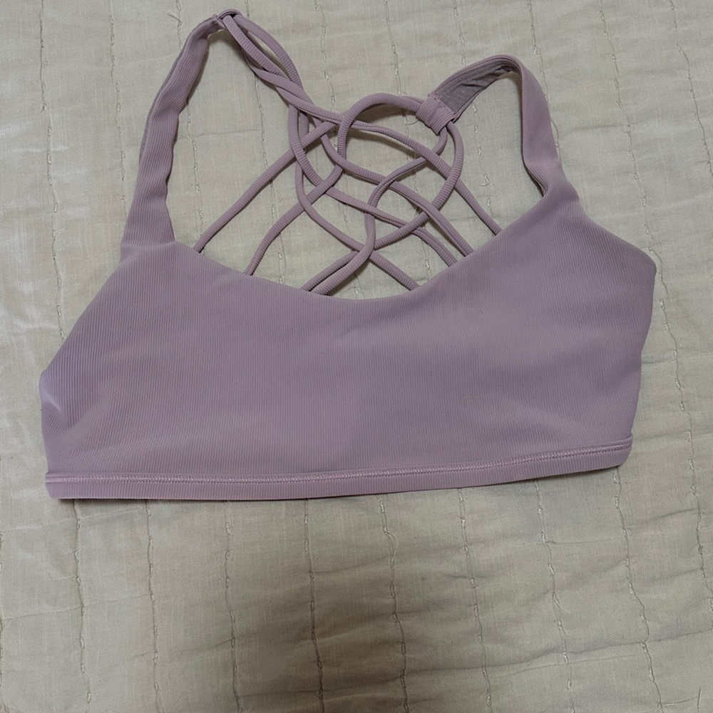 Lululemon Athletica Mauve Strappy Sports Bra